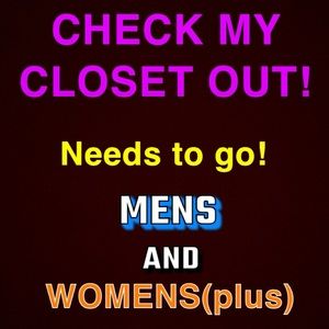 Mens and Women’s clothing…